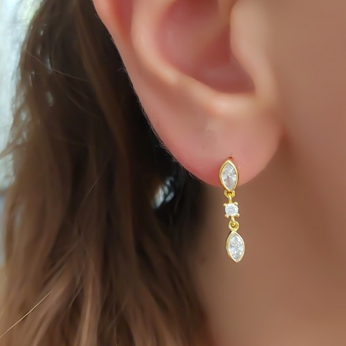 Markiz Küpe Tektaş Gold