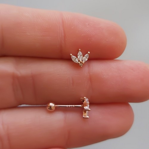 Lotus Piercing 925 Gümüş