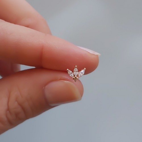 Lotus Piercing 925 Gümüş