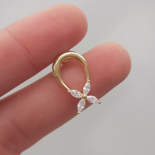 Sophie Bunny Küpe Gold Tek