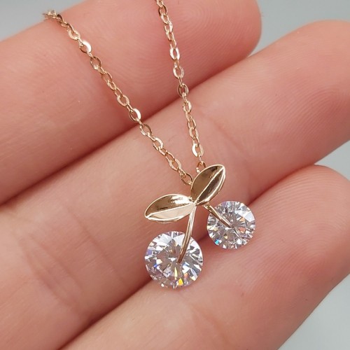 Cherry Kiraz Kolye Rose