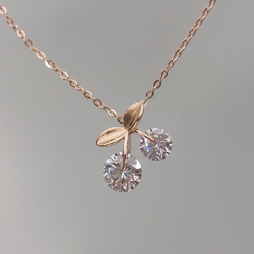 Cherry Kiraz Kolye Rose