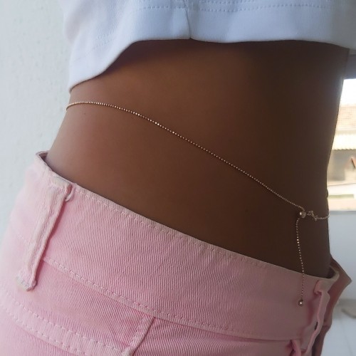 Bel Zinciri Silver 80cm