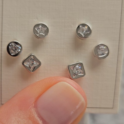 Kare Stamp Silver