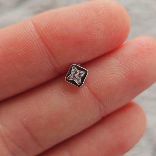 Kare Stamp Silver