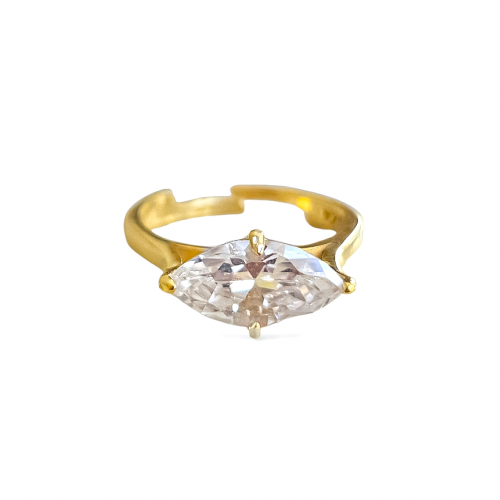 WAVE MEKİK TAŞLI YÜZÜK