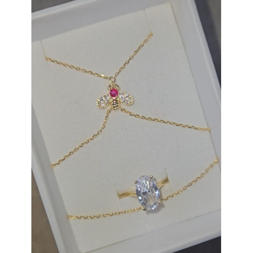 ARI SAHMERAN OVAL TEK TAS YUZUK