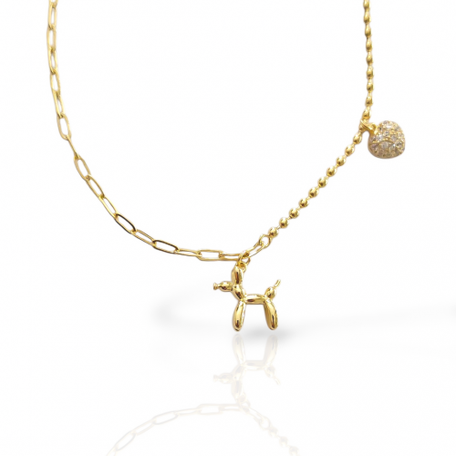 BALOON DOG KALP 925 GÜMÜŞ BİLEKLİK