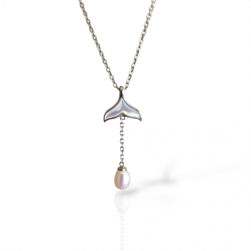 SEDEF İNCİLİ MERMAİD 925 GÜMÜŞ KOLYE