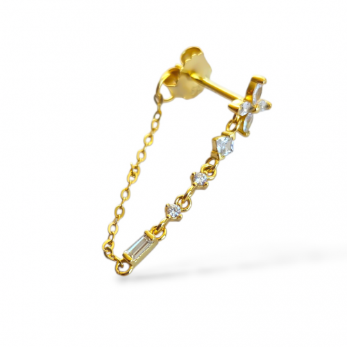 MARLA MARKİZ ÇİÇEK 925 GÜMÜŞ KÜPE