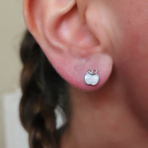 SEDEF ELMA 925 GÜMÜŞ KÜPE