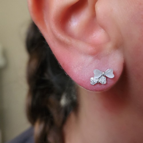 AY TAŞI FİYONK 925 GÜMÜŞ KÜPE