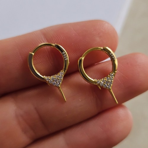 LUCIA KALP 925 GÜMÜŞ KÜPE