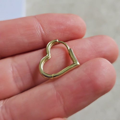 LOVE KALP 925 GÜMÜŞ KÜPE