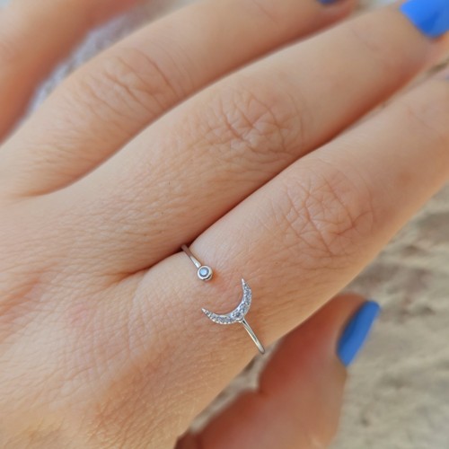 LUNA 925 GÜMÜŞ YÜZÜK